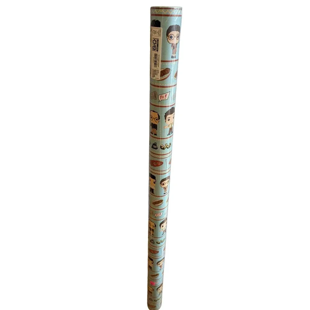 Seinfeld Christmas Funko Pop Gift Wrapping Paper 50 Sq Ft Roll New‎ Festivus